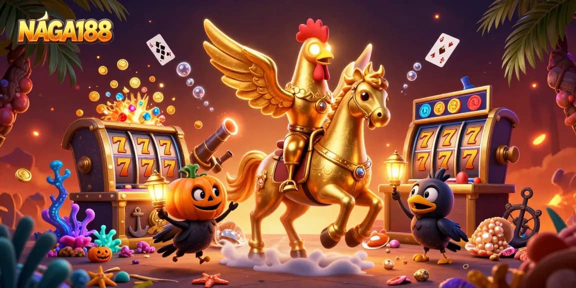 NAGA188 menyediakan suasana kasino yang memukau dengan karakter unik dan permainan slot menarik.
