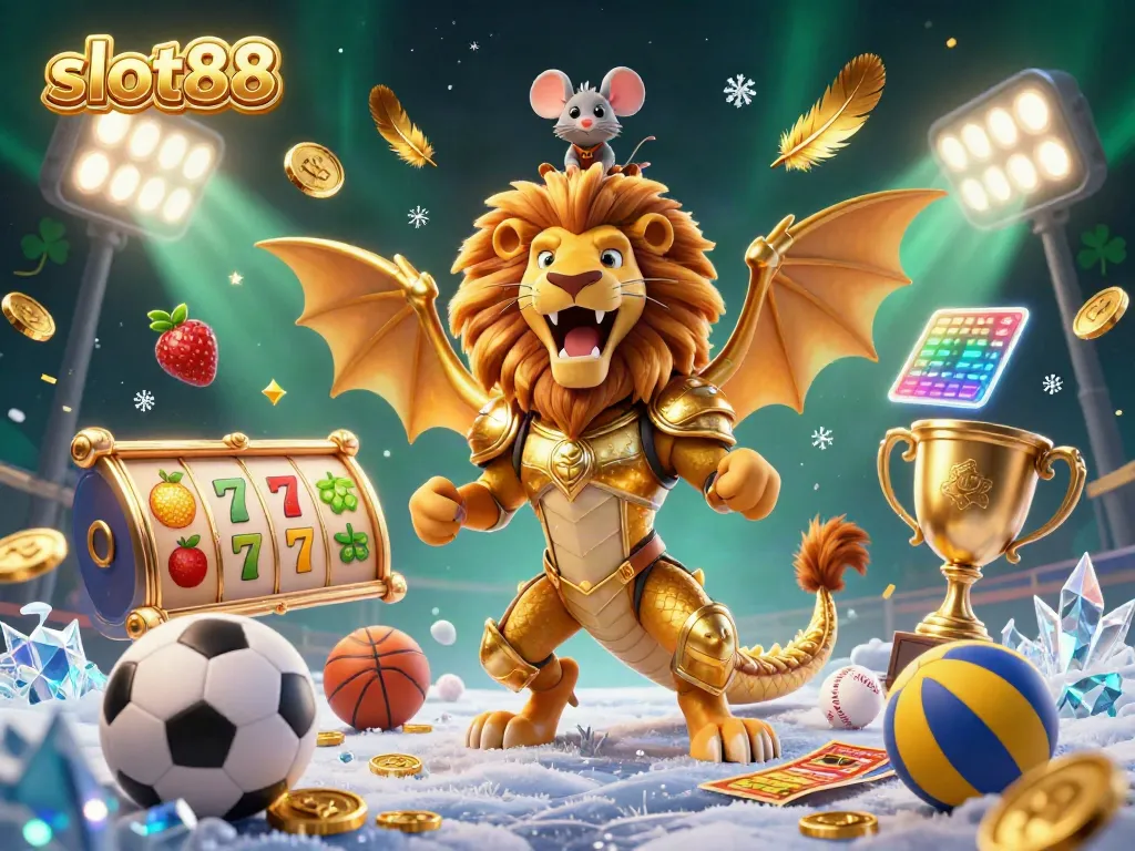 Engage with the vibrant slot88 gaming world in a dynamic casino scene featuring action-packed slots.