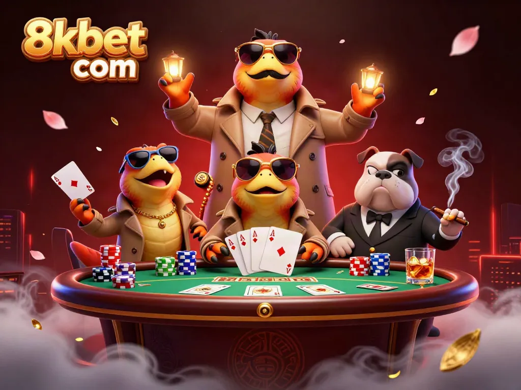 Experience the thrill of the casino with 8xbet com raptors in disguise entering a VIP lounge.