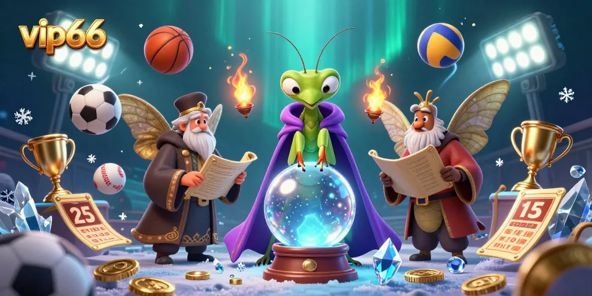 Engage with vip66's dynamic gaming world through a vibrant 3D illustration of fun gambling elements.