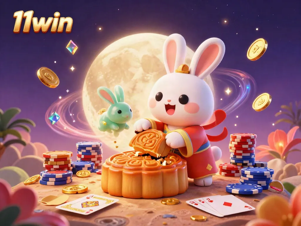 Experience the thrill of winning with 11win in this highly detailed 3D casino scene.