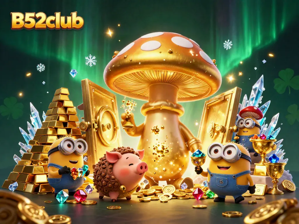 Experience thrilling victory with B52club's enchanting casino magic, surrounded by treasure and adventure.