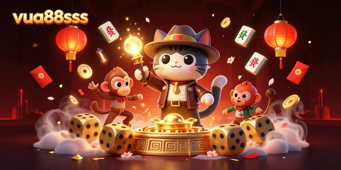 Engage with the vibrant world of vua88sss as an explorer cat uncovers golden casino treasures.