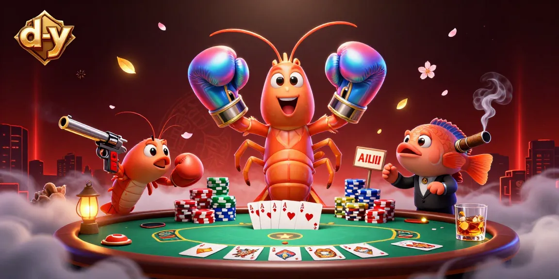 Experience thrilling poker action with vibrant d-y characters at the heart of the game.